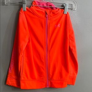 Under Armour Vibrant Orange Jacket with Pink Details